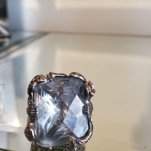 Huge rhinestone ring